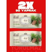 Yorulmaz Ambalaj 🌲 Fibril Mistik Sedir Ağacı Kokulu Islak Havlu 180 Yaprak – Kalıcı Koku & Ekonomik Büyük Paket