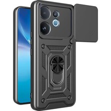 Nanospace Vivo V60 5g ile Uyumlu Kılıf Kamera Korumalı Zırh Tank Sürgülü Vega Kapak