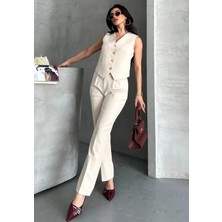 Özlem Yılmaz Design Yelek Pantolon Takım