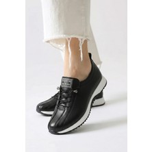 Join Polo Kadın Siyah Ortopedik Tabanlı Casual Günlük Yazlık Ayakkabı