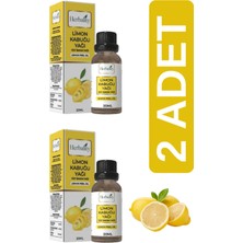 Herbality Limon Kabuğu Yağı 20 ml 2*adet