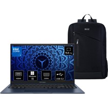 Asus vivobook 15 X1504VA-BQ5390W Intel Core 5 120U 16GB 512GB SSD Windows 11 Home 15.6" Taşınabilir Bilgisayar +Boz Çanta Hediye