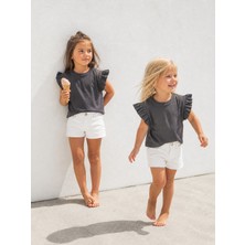 Baby Lory Kids Store Fırfır Kol Detaylı T-Shirt