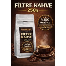 Bonfresh 250G Filtre Kahve %100 Arabica Taze Kavrulmuş Dengeli & Yumuşak Içim