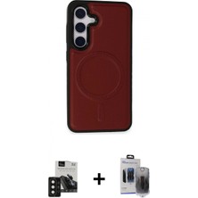 Pileli Store Pilelistore™ Galaxy S24 Kılıf Zirve Işık Serisi - Siyah Vanessa Magic Hayalet Cam + Pvd Metal Kamera Lens - Sh