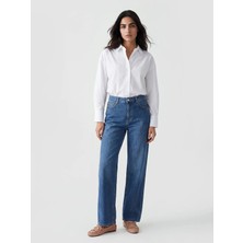 LC Waikiki Lcwaıkıkı Classic Indigo Straight Fit Kadın Jean Pantolon