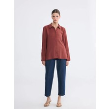 LC Waikiki Lcwaıkıkı Classic Indigo Beli Lastikli Carrot Fit Kadın Jean Pantolon
