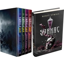 Ephesus Yayınları Yaralasar Serisi Seti 4 Kitap Ciltli Kutulu ve Sarkaç 2 Göz Bağı Ciltli (Maral Atmaca) 2li Set