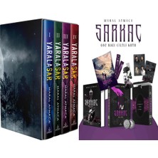 Ephesus Yayınları Yaralasar Serisi Seti 4 Kitap Ciltli Kutulu ve Sarkaç 2 Göz Bağı Hediyeli Kutu Ciltli (Maral Atmaca) 2li Set