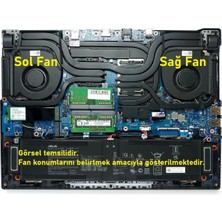 Bilbor Bilgisayar Asus G713IE Fan Sol V2 (12V)