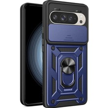 Nanospace Google Pixel 9 Pro Xl ile Uyumlu Kılıf Kamera Korumalı Zırh Tank Sürgülü Vega Kapak