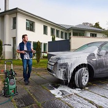 Bosch Advanced Aquatak 160 Yüksek Basınçlı Yıkama Cihazı, 8 M Hortum, 2600 W Motor Gücü, Vario Jet Fan ve Roto Power Püskürtme Ucu