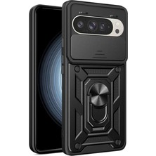 Nanospace Google Pixel 9 Pro Xl ile Uyumlu Kılıf Kamera Korumalı Zırh Tank Sürgülü Vega Kapak