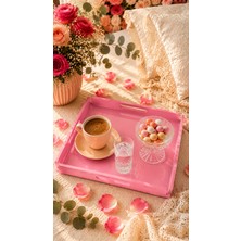 Atiye Studio | Pleksi Dekoratif Tepsi | Akrilik Organizer Tepsi | Masa Üstü Düzenleyici | Sunum | Hediyelik Tepsi |19X19 cm