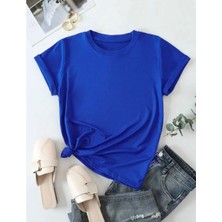 Nigrum Pardus Nıgrum Pardus Yeni Sezon Düz Renk %100 Pamuk Oversize Kız Çocuk Basıc T-Shirt