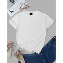Nigrum Pardus Nıgrum Pardus Yeni Sezon Düz Renk %100 Pamuk Oversize Kız Çocuk Basıc T-Shirt