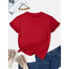 Nigrum Pardus Nıgrum Pardus Yeni Sezon Düz Renk %100 Pamuk Oversize Kız Çocuk Basıc T-Shirt
