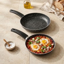 Matmel Kitchen Black Force Ikili Tava Seti - Siyah - 20 cm + 26 cm