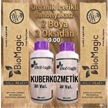 Biomagic 9.00 Sarı Organik Içerikli Amonyaksız Kalıcı Saç Boyası 2boya +2oksidan