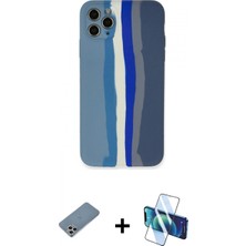 İlk El Grup Pilelistore™ iPhone 11 Pro Kılıf Yadigar Çizgi - Siyah 3D Antistatik Seramik Nano Ekran Koruyucu + Shine Kamera Lens Koruma Cam - Gs