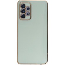 İlkyaz Fashion Samsung Galaxy A52 Kılıf Volet Silikon - Açık Yeşil