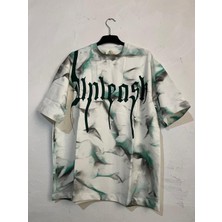Unisex Batik Lekeli Tişört