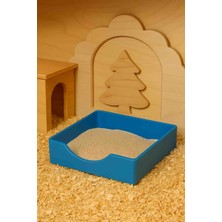 Mdizmir Hamster Banyo Kumu Kabı ( Karma Renkler )