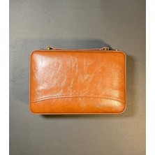 Cohiba Humidor Özellikli Büyük Deri Puro Seyahat Çantası (Çakmak & Kesici)