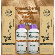 Biomagic 11.00 Fildişi Organik Içerikli Amonyaksız Kalıcı Saç Boyası 2boya +2oksidan