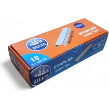 Maison Vyona 10000 Adet (10X1000Lİ) Zımba Teli 4X9MM Çelik Zımba Teli Küçük Boy No:10 Beyaz 10