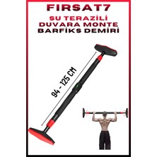 Ayarlanabilir Barfiks Demiri (Koridor) | Su Terazili | Kaymaz Malzeme 94–125 cm