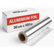 Maison Vyona 100 Metre x 30 cm Alüminyum Folyo Gıdaya Uygun Catering ve Ev Kullanımına Uygun Dayanıklı Rulo Folyo