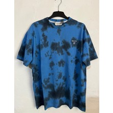Unisex Oversize Batik Lekeli Tişört – Günlük & Spor