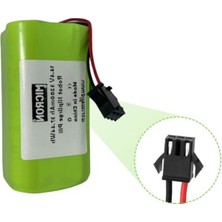 Aesco 14.4V 3200MAH Robot Süpürgeler Için Uyumlu Pil (Batarya) Yüksek Kapasite Yüksek Performans, 1.5 Kata Kadar Uzun Kullanım