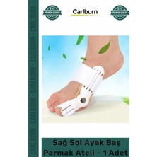 Carlburn #atel Hallux Valgus Kemik Düzeltici Gece Gündüz Ortopedik Konforlu Sağ Sol Ayak Baş Parmak Ateli