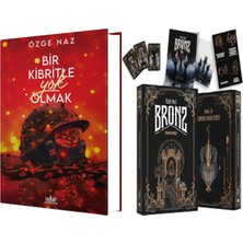Guardian Bir Kibritle Yok Olmak 2 Ciltli ve Bronz 3 Hediyeli Kutu Ciltli (Özge Naz) 2li Set