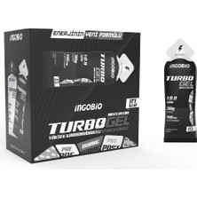 İngobio Turbogel 1:0.8 + 100MG Caffeine Yüksek Karbonhidrat Içeren Aromasız Kafeinli Sporcu Enerji Jeli – 15 Adet