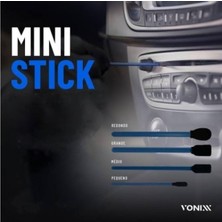 Vonixx Temizlik ve Detaylandırma Için Mini Sünger Uçlu Çubuk Seti – Yuvarlak - 4 Adet