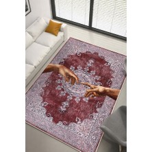 Lioara Home Art Desing Dijital Baskılı Halı – Modern, Kaymaz Taban, Salon & Oturma Odası Için Halı