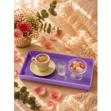 Atiye Studio | Pleksi Dekoratif Tepsi | Akrilik Organizer Tepsi | Masa Üstü Düzenleyici | Sunum | Hediyelik Tepsi | 22X14 cm