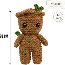Mühre 28 cm Groot Galaksinin Koruyucuları El Emeği Amigurumi Örgü Karakter Peluş Oyuncak
