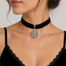 BijuStore Flower Of Life Kadın Choker