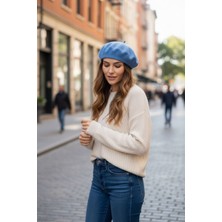 Giyu Shop Kadın Fransız Keçe Ressam Bere