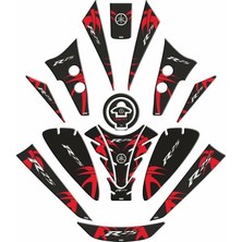 Yamaha R25 2019 - 2024 Uyumlu Tank Pad Set