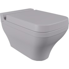 Bocchı Bocchi Scala Asma Klozet -Taharet Borusuz -Mat Gri̇ - 1080-006-0129