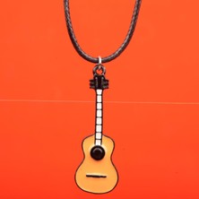 Munels Mineli Klasik Gitar Deri Ipli Kolye