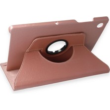 Hsc Bilişim Galaxy X200 Tab A8 10.5 Kılıf 360 Tablet Deri Kılıf - Rose Gold