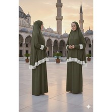 Defka Iki Parça Etekli Şık Modern Kadın Namaz Elbisesi Takımı