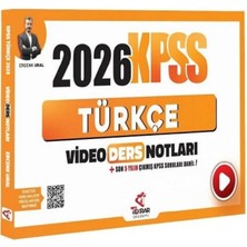 Tekrar Akademi Yayınları 2026 Kpss Türkçe Video Ders Notları - Ercenk Ural