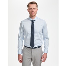 Pierre Cardin Erkek Açık Mavi Italyan Yaka Slim Fit Basic Gömlek 50325328-VR003